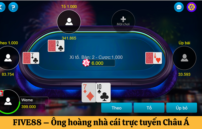 kinh nghiệm chơi Xì tố Five88