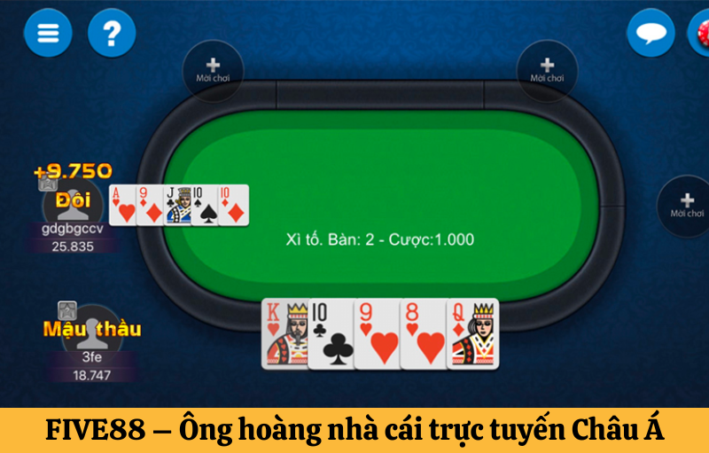 Mẹo chơi xì tố khi bị chia bài yếu thế